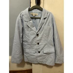 Hope & Henry Classic Seersucker Suit Jacket Boy's Size M Easter Old Money